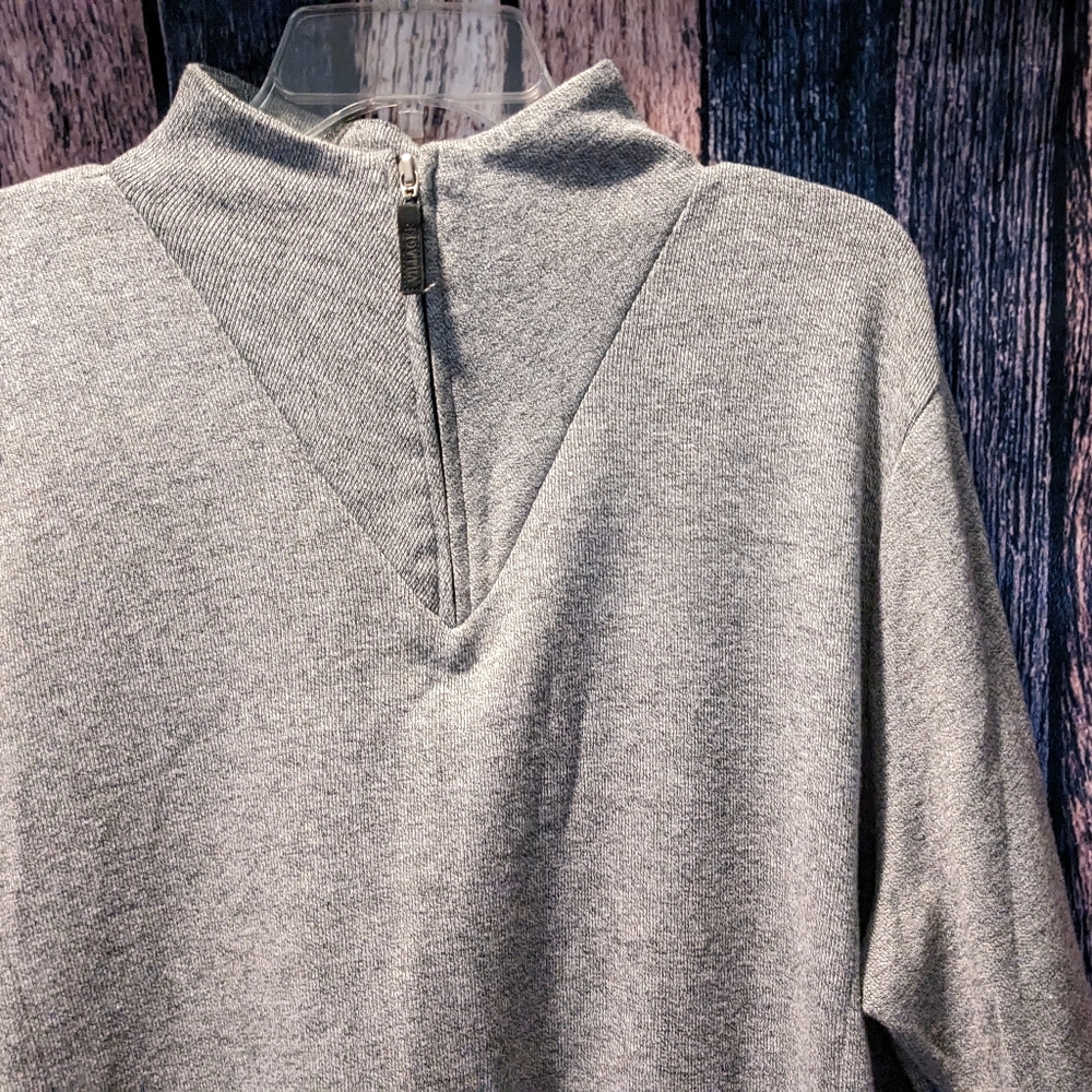 Pull Over Quarter Zip Sweater